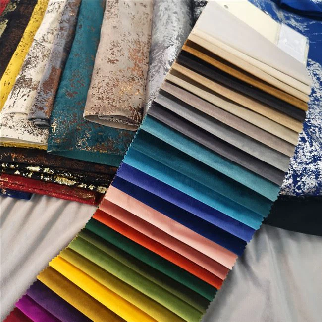colors of foil velvet fabric 2