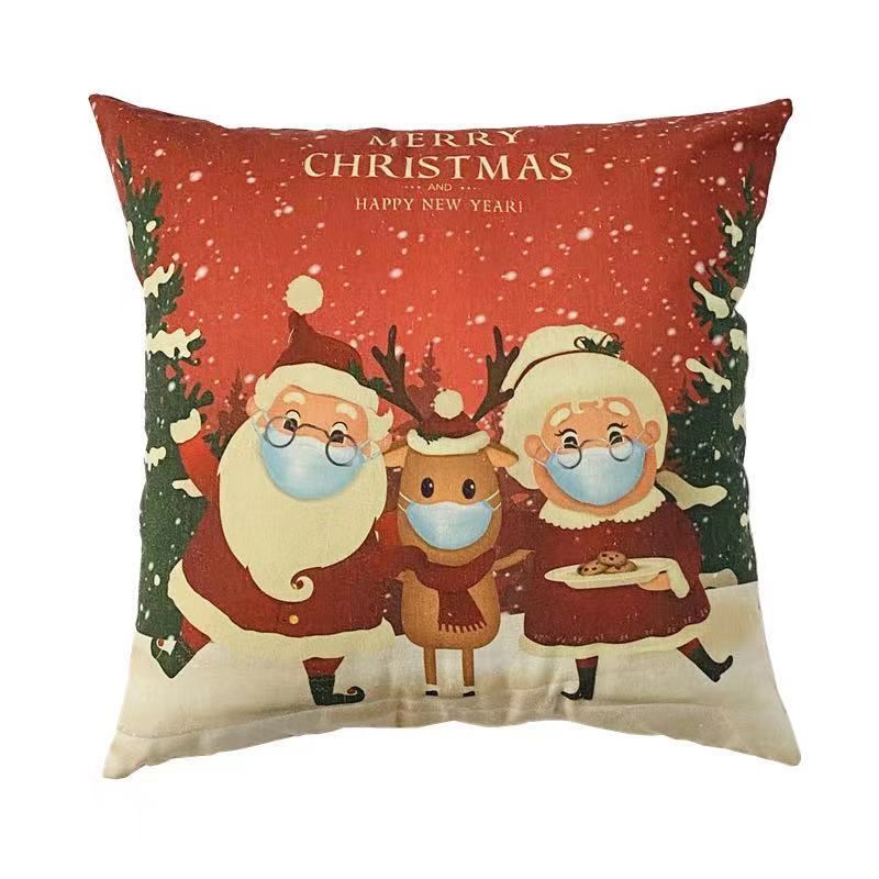 Cotton Christmas cushion cover