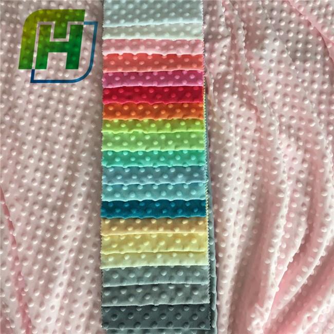 Soft Minky Dots Fleece Fabric