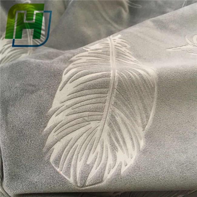 Elegant Smooth Embossed Feather Home Texilte