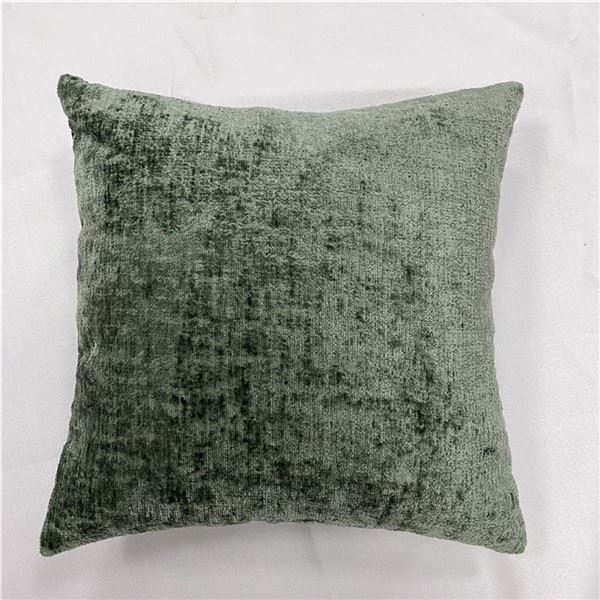 Cojines de terciopelo verde