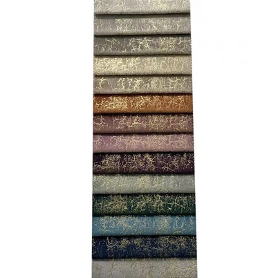 Tela de tapicería de impresión de lámina de oro